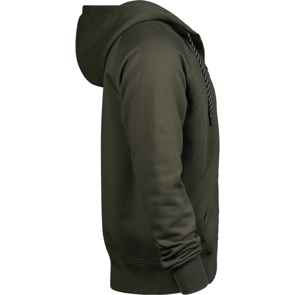 Tee Jays Mens Full Zip Hooded Sweatshirt