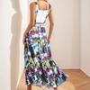 Style Neck Off-shoulder Short Strapless Top High Waist Skirt Two-piece Set Fashion Suit