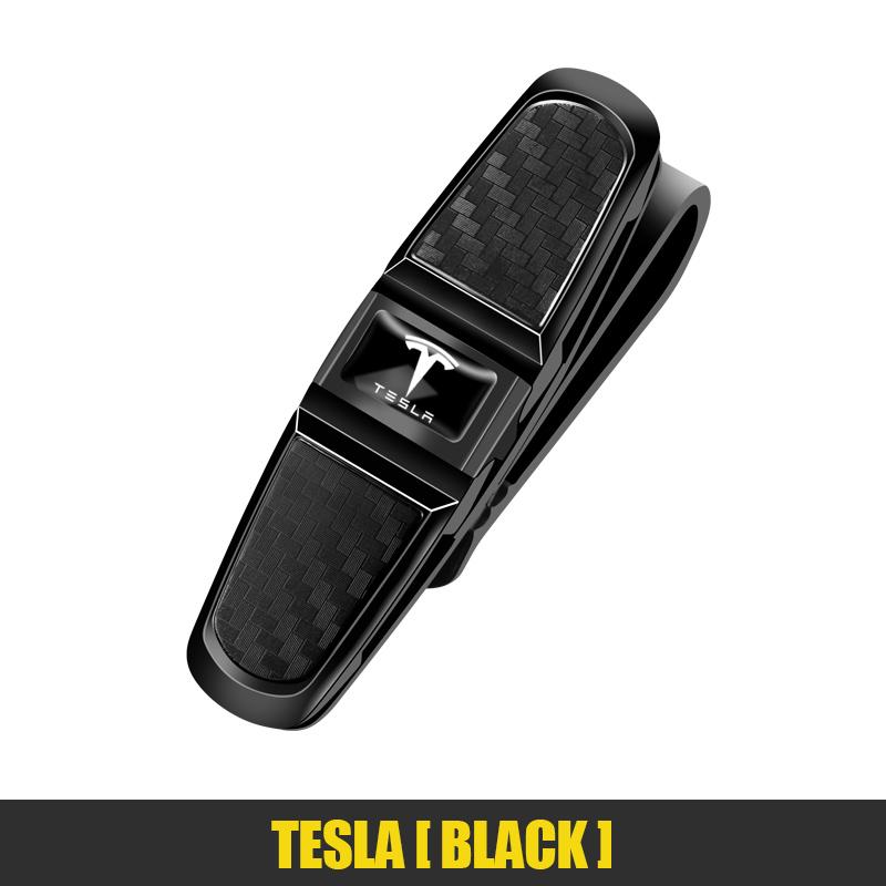UBG4 Car Sun Visor Clip 360 Rotation Sunglasses Ticket Card ClampFor Tesla Model 3 Highland 2023 Model S Model X Model Y Model Y-Eur