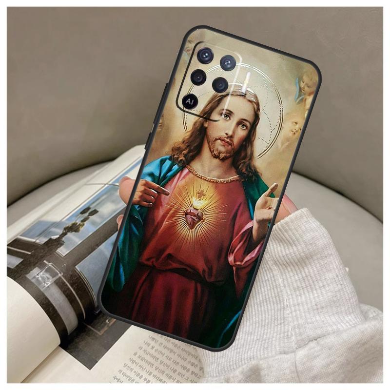 

God Jesus Case For Oppo A80 A60 A40 A5 Pro A15 A16 A17 A57 A77 A94 A74 A54 A76 A96 A18 A38 A58 A78 A98 OPPO A78 4G