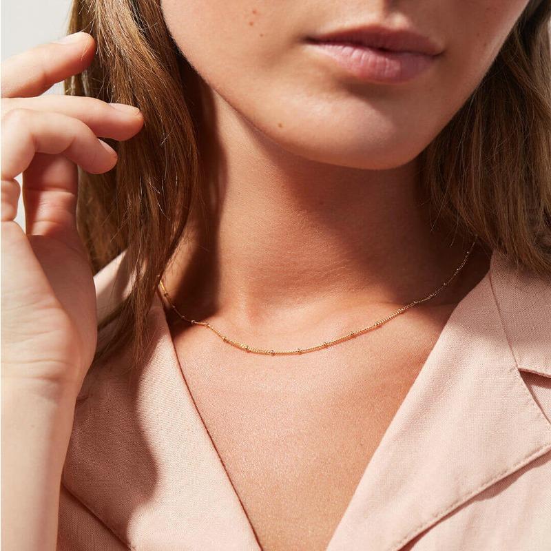 Retro Minimalist Unique High-end Gold-plated Cool Style Multi-layered Necklace for Women, A Niche Accessory for The Petite.