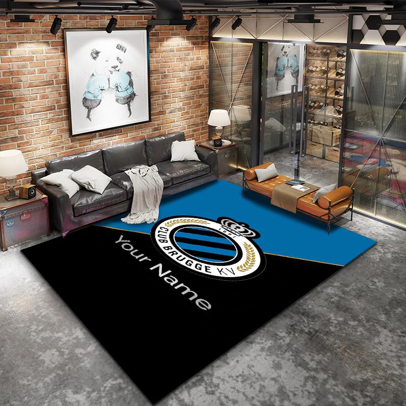 Club Brugge Kv Custom Name Carpet Rug For Living Room Bedroom Home Sofa Decoration,Kids Play Non-slip Floor Mat