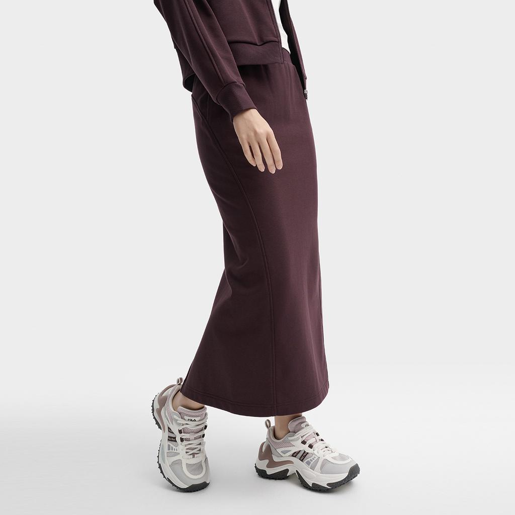 New FILA Casual Short Skirts Women's Sandalwood Brown F11W439309FBN