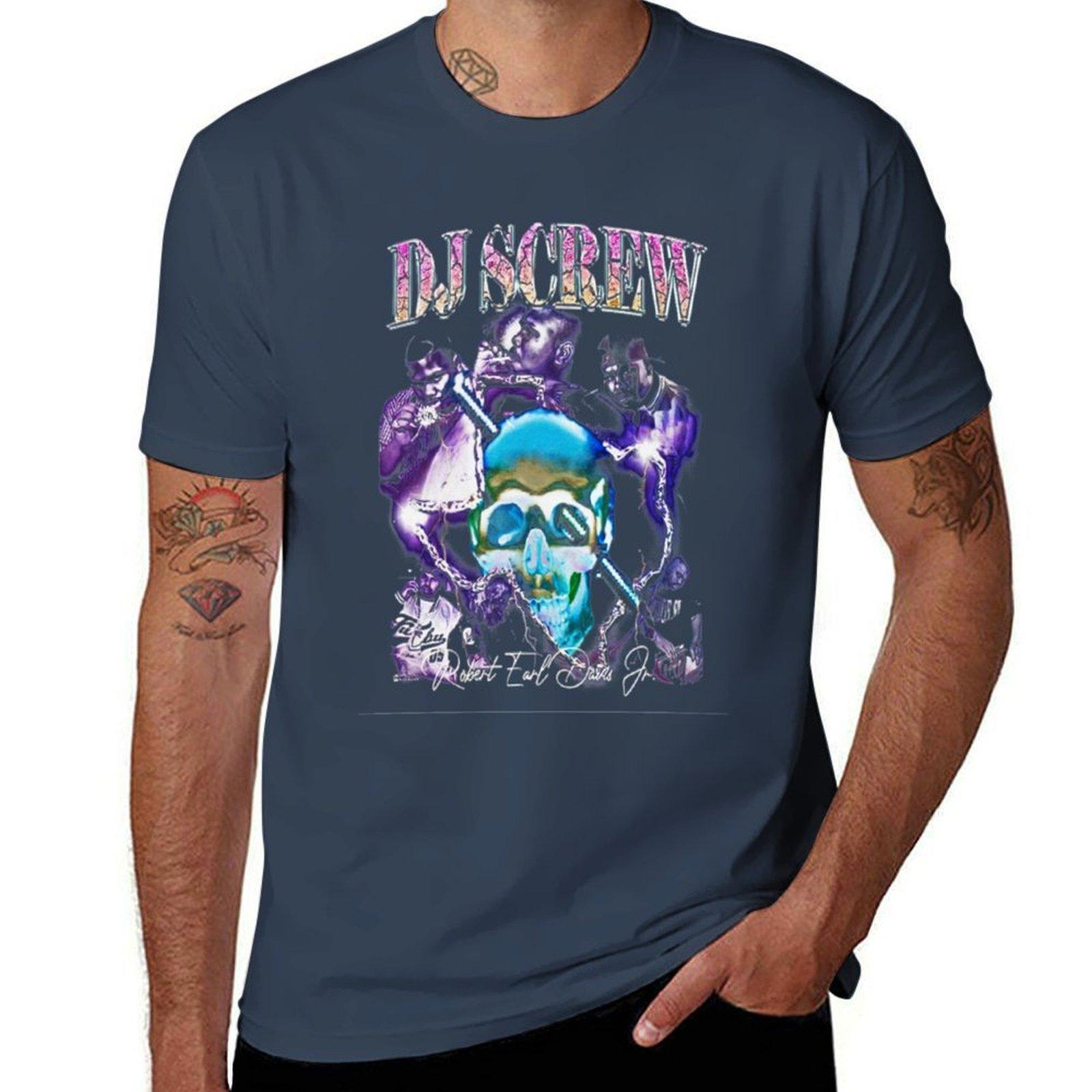 Dj Screw T-Shirt cotton tshirt 100% man t shirt summer man t shirt designer T-Shirt S