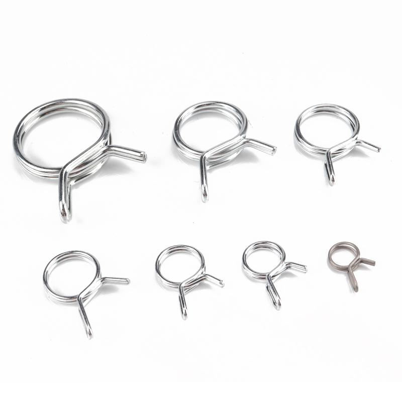 75 Pcs/set Double Line Fuel Line Silicone Hose Pipe Spring Clamp Clamp Combination Kit