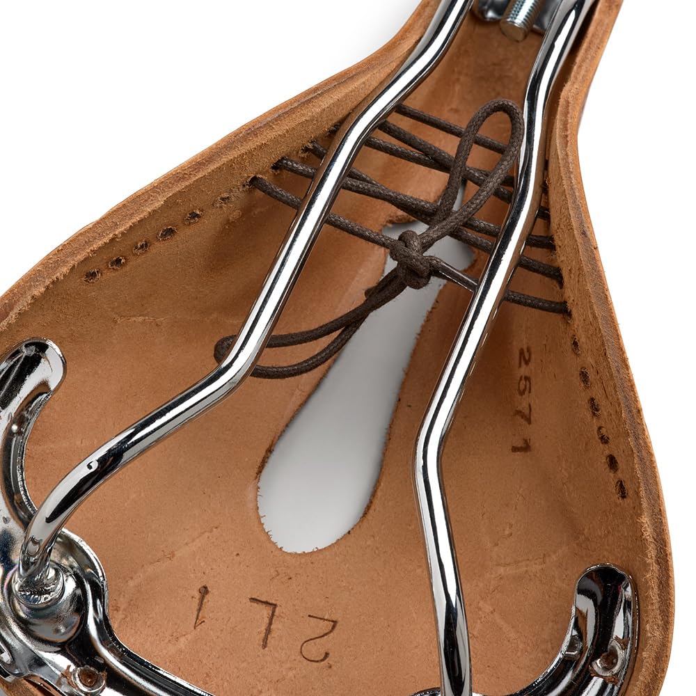 BROOKS Leather saddle Traditional classic model with perforated holes B17 IMPERIAL CHROME HONEY