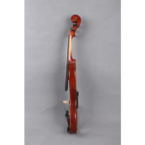 Yinfente Electric Violin, 4/4 Full Size, Silent, Solid Wood, with Case and Bow (Red)