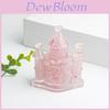 Natural Crystal Gemstone Fairy Tale Castle Home Decor Gift For Kids