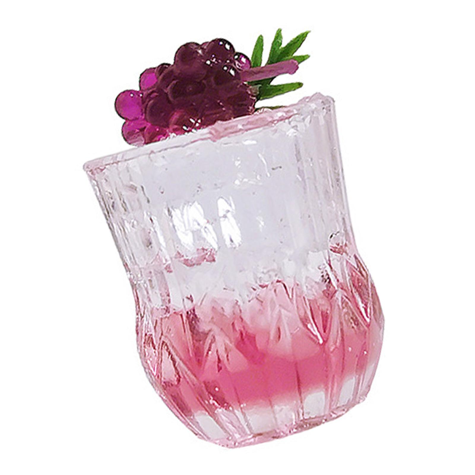 

Миниатюрный игрушечный набор для кукольных домиков «Сок» из 6 миксов для латте-арта, крошечные напитки, аксессуары для коллекционеров и украшения дома