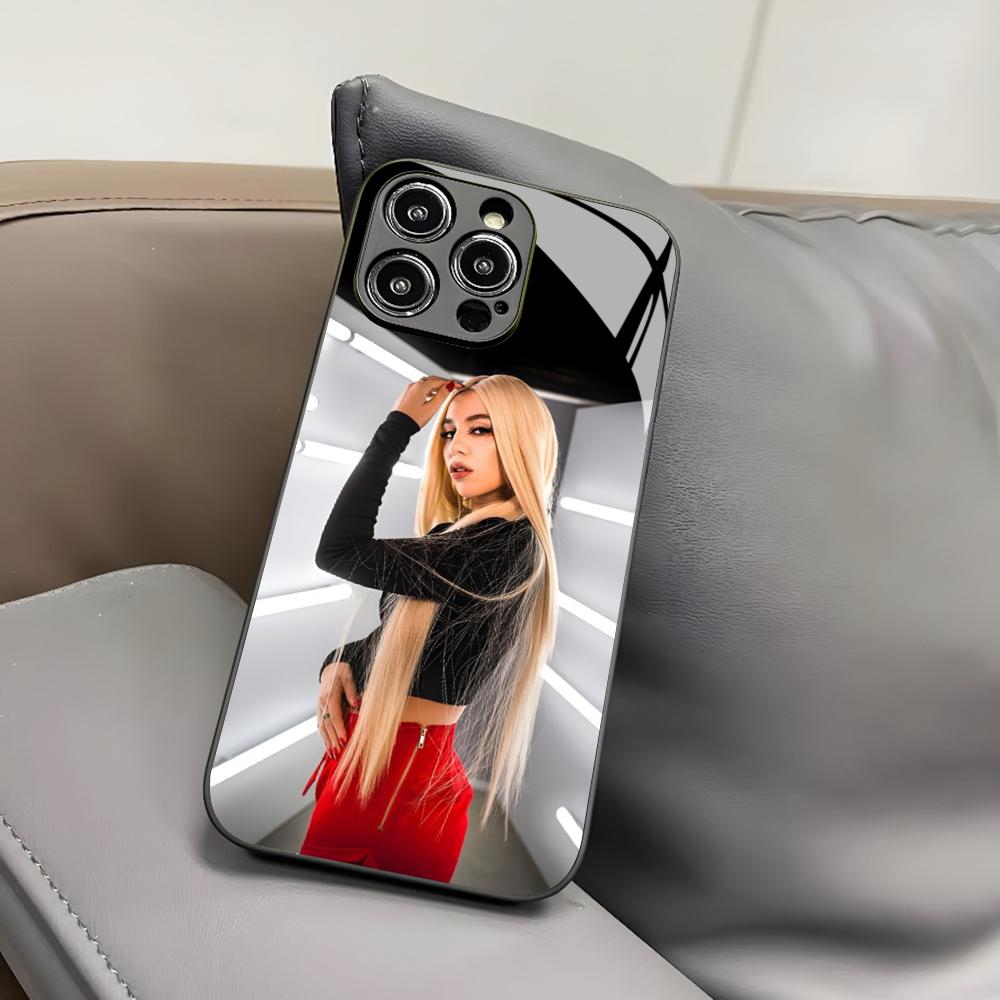Diamonds Dancefloors Ava Max Phone Case for Iphone 17 Air 16 15 14 12 11 13 Pro Max Mini X Xr Xs Puls Black Glass Cover
