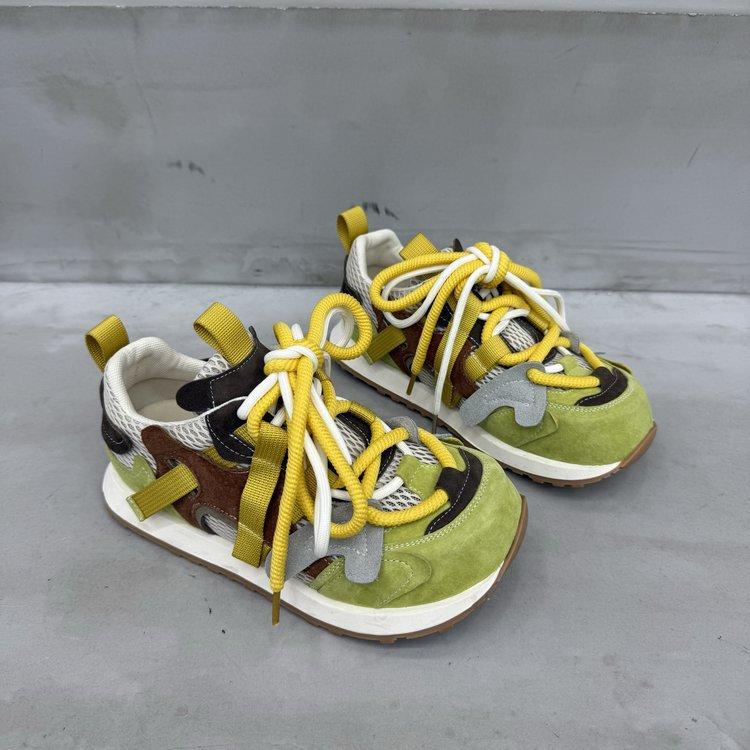 Platform Dad Shoes Women 2025 New Summer Versatile Mesh Breathable Casual Sports Shoes Ugly Cute Big Head Forrest Gump Shoes