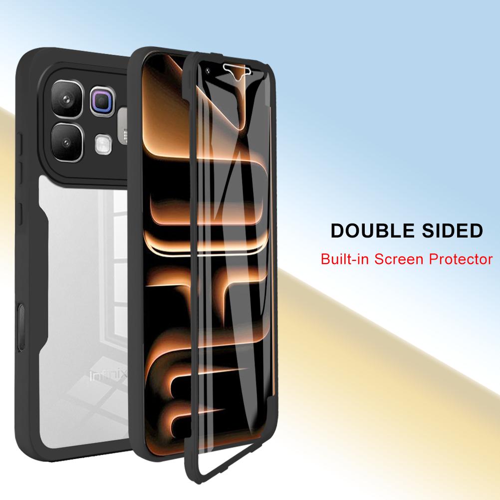 Full Body Protection Shockproof Case for Infinix Note 60 Pro 5G Protective Cover Screen Protector Fundas Coque