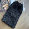 Women Vintage Warm Curly Furry Solid Color Leg Warmers Leg Covers Aesthetic Fuzzy Plush Boot Cuffs Socks for Winter Days