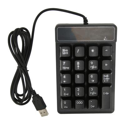 19 Key USB Mechanical Numpad 10 Million Times Key Mini Portable Ergonomic Number Pad for Computer