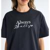 textured oversized [ROXY] Cool-to-the-touch T-shirt