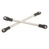 8Pcs Stainless Steel Link Rod 275mm Wheelbase Stainless Steel Link Rod Linkage Set for 1 10 RC Crawler Car