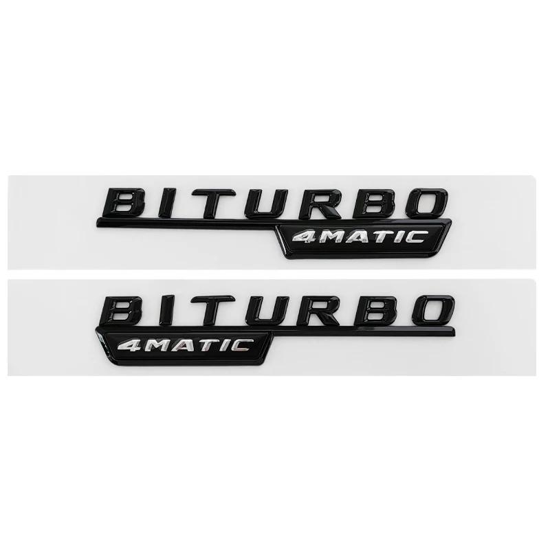 2 шт. 3D значок на крыло автомобиля для Mercedes BENZ C43 E43 GLC43 GLE43 W213 W204 W205 BITURBO AMG 4MATIC Эмблема Логотип Наклейка Аксессуары LG0