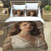 Lana Del Rey Bettwäsche Set Druck Mit Kissenbezug Bett Weiche Bettdecke Weich Einzel Doppel Queen Super King-Größe Abmessungen Abmessungen Luxuriöses Geburtstagsgeschenk