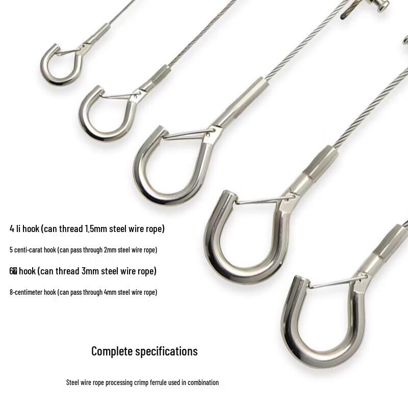 Outdoor Stainless Steel Wire Rope Hanger Kit