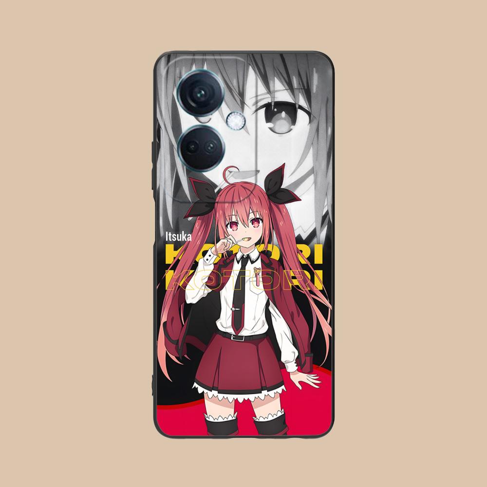 

Date a Live Kotori Itsuka Matte TPU Mobile Phone Case for OPPO Reno 14 13 12 11 10 9 8 7 6 5 F T Pro 5G Colorful Printing Cover OPPO Reno14