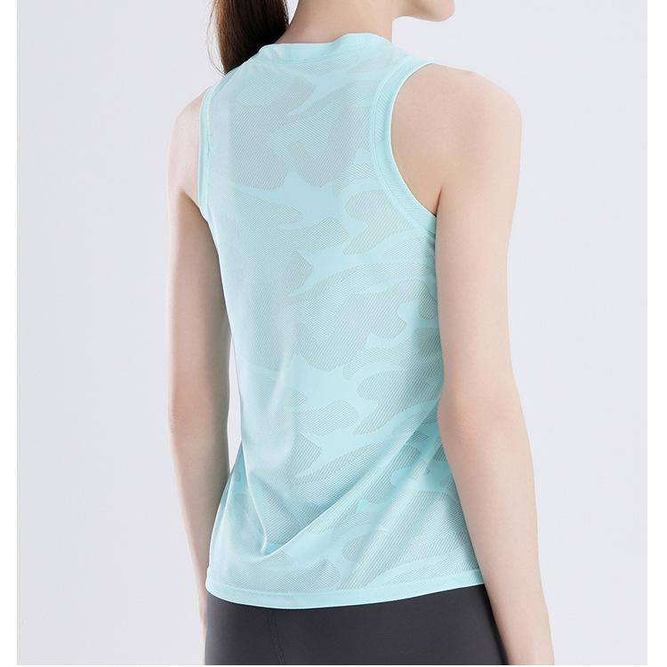 Loose-fitting Fitness Top Lightweight Breathable Mesh Vest Sleeveless Tunic Women’s Fitness Top Yoga Top