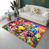 Cartoon B-Brawl Game Non-Slip Area Rug for Living Room,Bedroom,Playroom,Soft Carpet Floor Mat Home Decor Rug Kids Room Gift