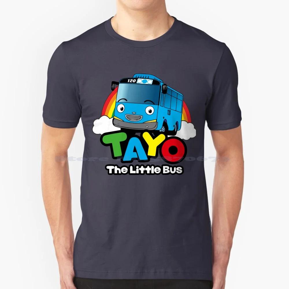 

Tayo The Little Bus T Shirt 100% Cotton Tee Tayo The Little Bus Tayo And Friend Leni Robocob All Designs Beer Party Germany 5XL різнокольоровий