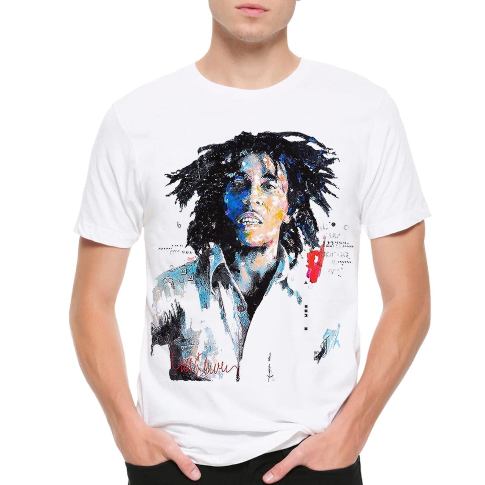 Bob Marley Art T-Shirt, Men s and Women s Sizes S
