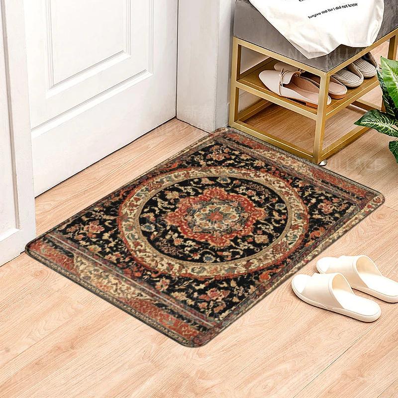 House Entrance Carpet Home Door Mat Modern Nordic Style Room Bath Foot Bathroom Non-slip Kitchen Water Absorption Rugs Abstract