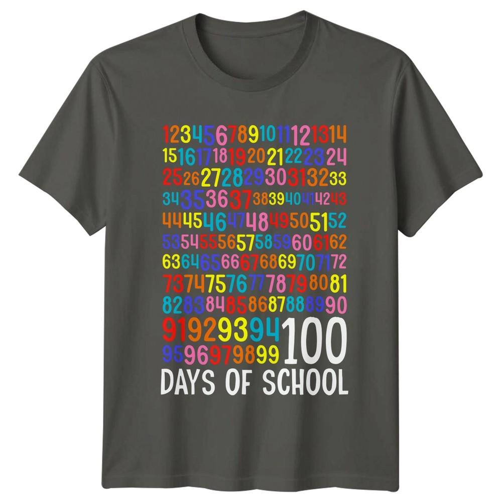 100 Days Of School TShirt 100th Day School Celebration Gift For Him And Her S