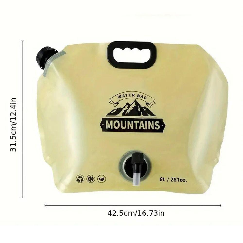 Portable Folding Water Bag Reusable Car Mounted Water Tank Outdoor Water Bag  Camping Supplies