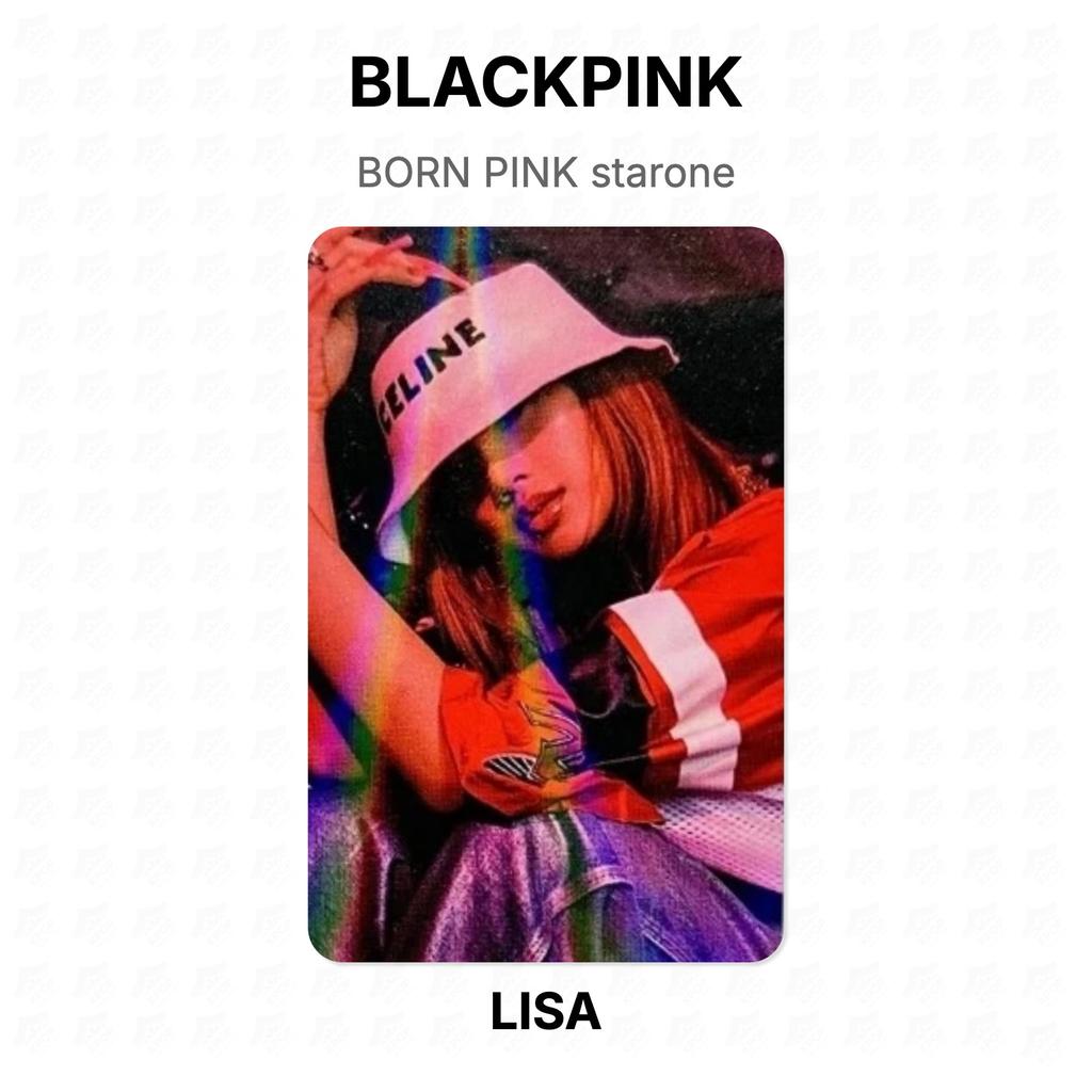 BLACKPINK BORN PINK Starone Official Photocard