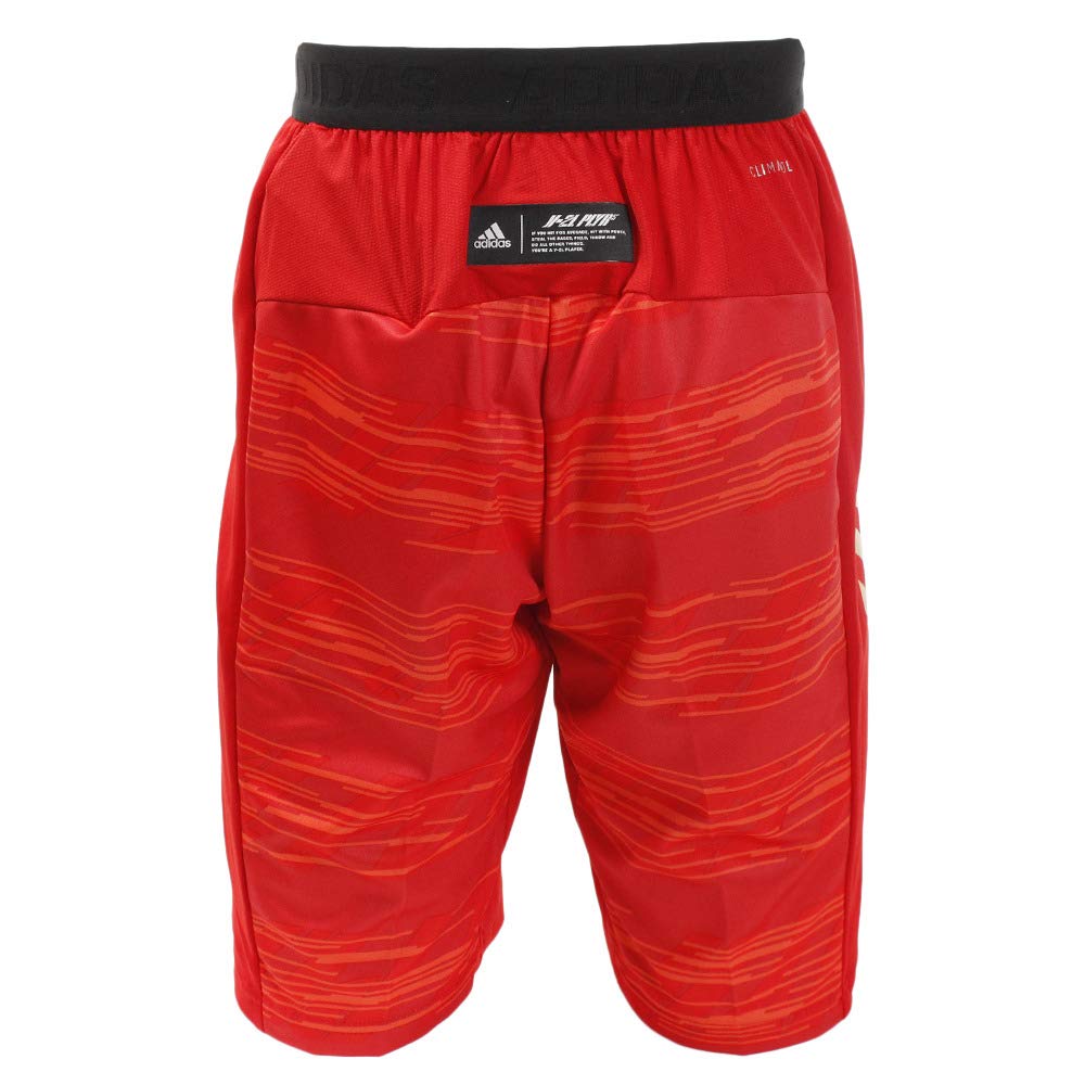 Adidas FTI79 Scarlet Baseball Shorts with Graphics Size Size Men's (DU9561), J/S (Japan Small)