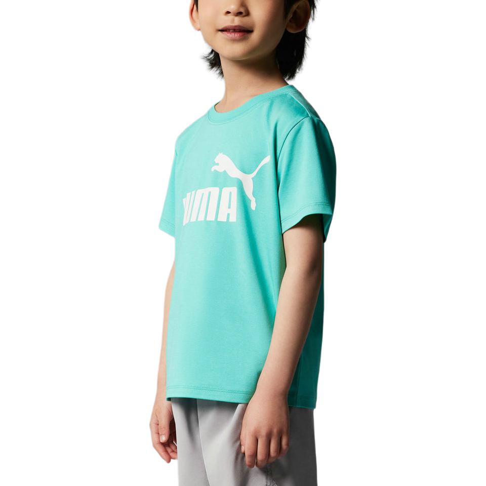 PUMA Kids T Shirts Crew Neck Moderate 353223117242-40001