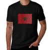 Morocco Flag Tshirt Basic Regular Fit Casual Tshirt