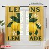 2pcs 2D flat printing Party Curtain Lemons Make Lemonade Fabric Without Electricity Festive Curtains Use for Living Room Outdoor
