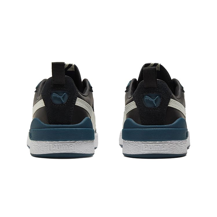 Puma Suede Series Bloc Classic Versatile Casual Low-Top Sneakers Unisex Sneakers Black 384187-01