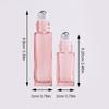 1 stk glass rulle på flaske 5/10 ml rosa rulleflaske essensiell olje Lipgloss gjenfyllbar tube tom krukke glass parfymeflaske