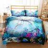 Sunset Play Dolphins 3d Bedding Set Without Sheet Single Twin Double Queen King Cal King Size Bed Linen Set
