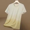 Men Tops Printing O-Neck Short Sleeve Tee Shirt Loose Fit Thin Breathable Pullover Tops Summer Outdoor Sport T-shirt Daily