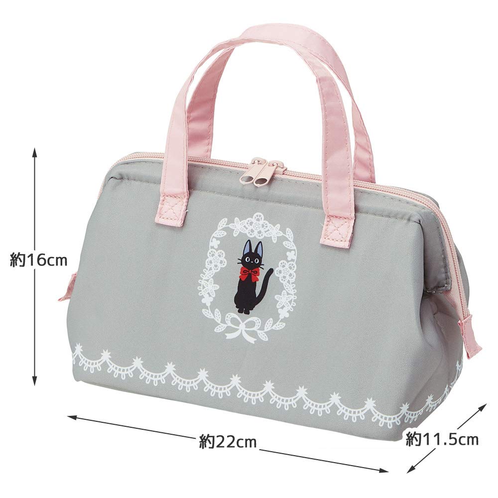 Skater Insulated Clasp Lunch Jiji Delivery Studio Ghibli Bag, Lace, Kiki's Service, KGA1-A