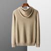 Men's Spring Cashmere Knitted Hoodie Sweatshirt Autumn Winter Simple Casual Top