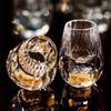 Embedded Gold Foil Baijiu Cup Hotel Wedding Party Drinking Transparent Wine Glass Atmospheric Gift Box Spirit Cup Set
