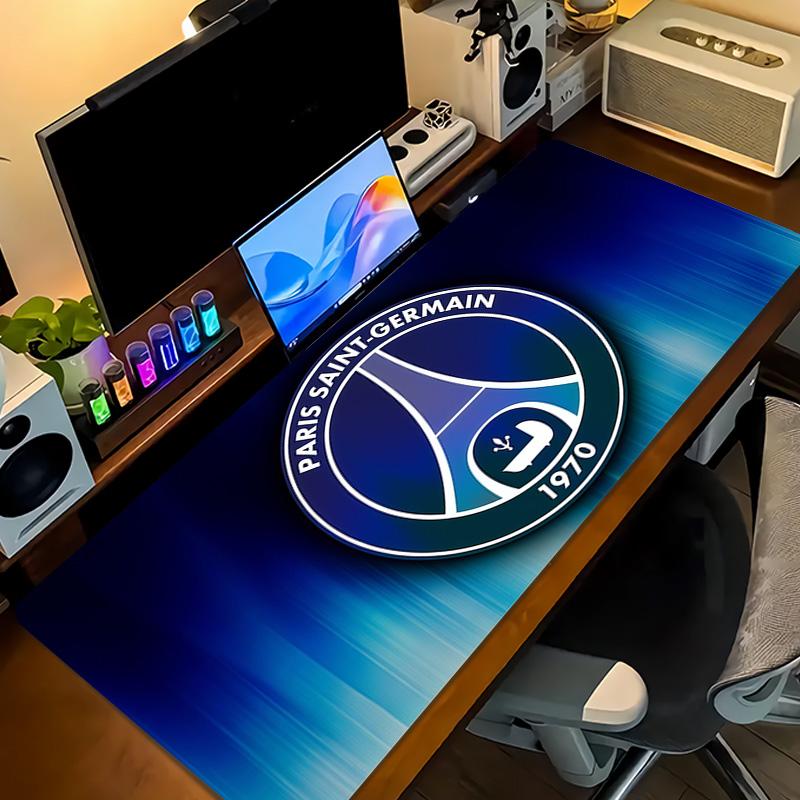 Paris Saint-Germain F.C Print Cushion Non-slip Laptop Tablet Big Mousepad XXL Mat Mini PC Playmat With Lock edge