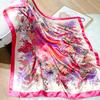 Popular Shawls Europe And America Fashion Bandannas Wild leopard print Sunscreen 90X90CM Bandanna Luxury Square Silk Scarves