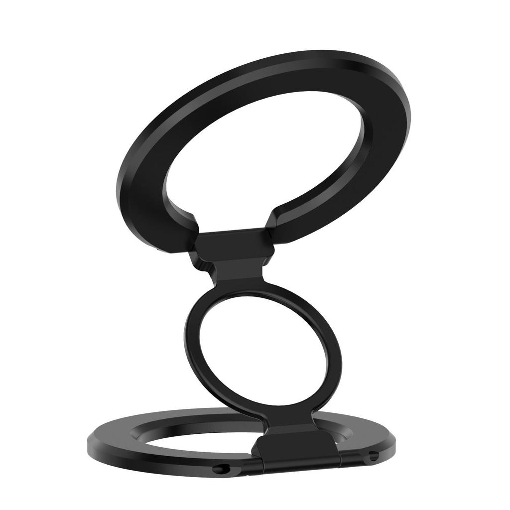 Dual-Sided MagSafe Magnetic Phone Holder with Aluminum Alloy Ring Stand