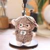 1Pc Cute And Adorable Little Lamb-Shaped Glasses Keychain Plush Toy Doll Bag Accessory