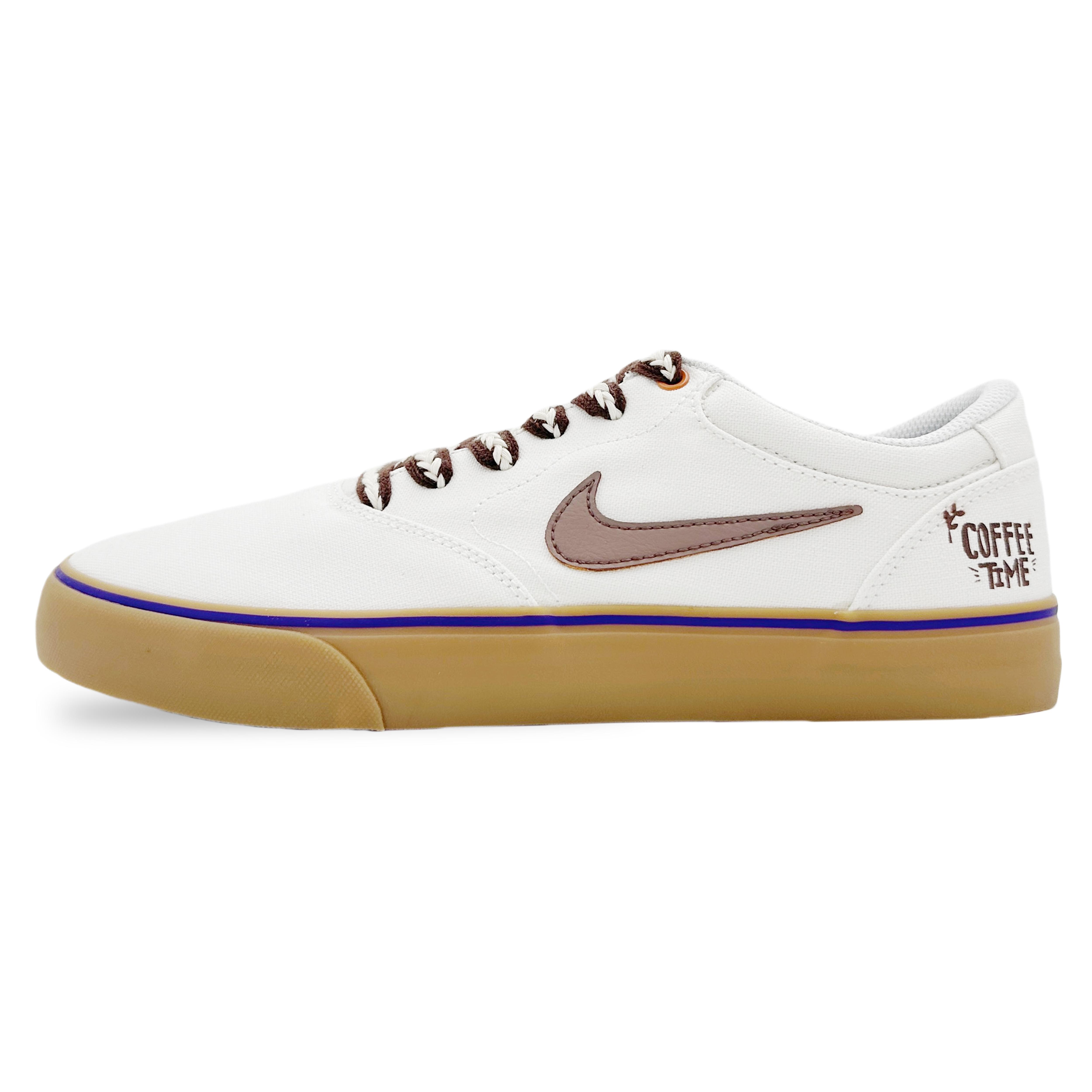 

Nike SB Chron 2 Slip Resistant, Abrasion Resistant, Breathable Low top Skateboard Shoes Unisex White Brown DM3494-107(Team44-) 40