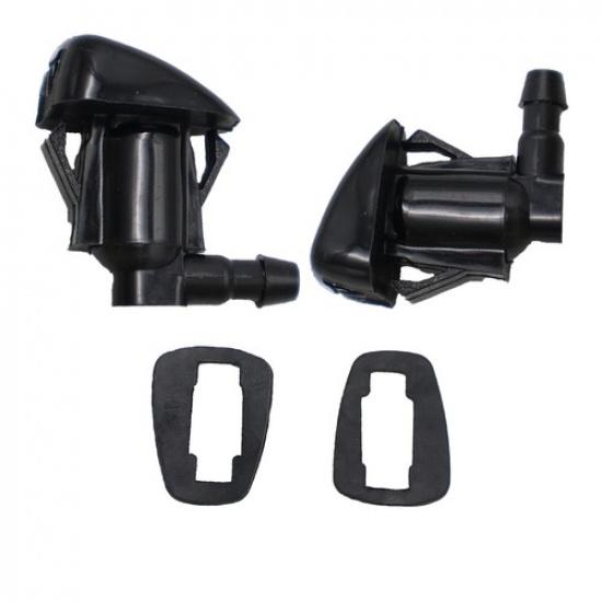 For 1986-10 Toyota Sienna 85381AA050 2Pcs Windshield Wiper Nozzle W/Gasket