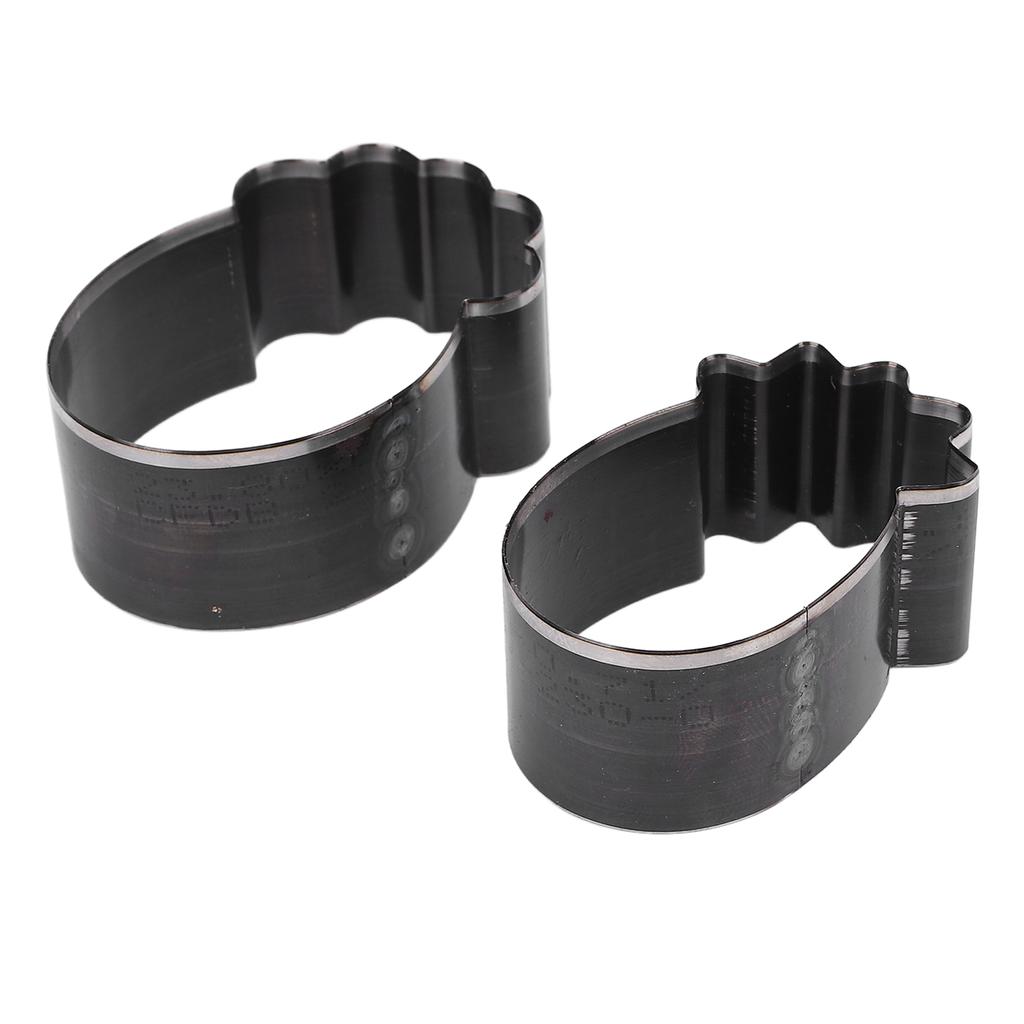 2PCS Set Leather Cutting Die 55mm 62mm Alloy Steel Leather Hollow Punch Cutter Tool